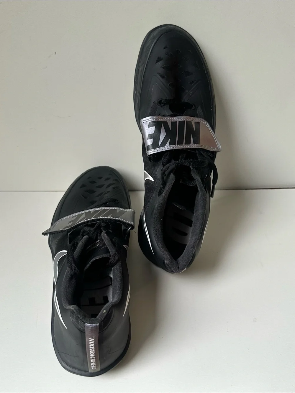 Nike Zoom SD 4 Track & Field Throwing Shoes Black Silver Men's Size 9